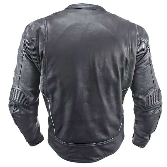 Vulcan Men's NF-8141-A Armored Leather Motorcycle Jacket with ...