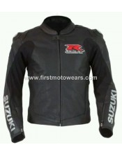 Suzuki GSXR Leather Biker Racing Jacket 
