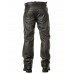 Xelement Men's Cowhide Leather 5 Pocket Relax Fit Motorcycle Pants 