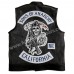 SOA (Sons of Anarchy) Men's Denim Jeans Leather Motorcycle Vest
